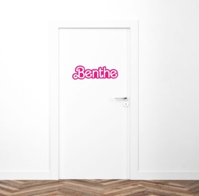 Naamsticker Barbie