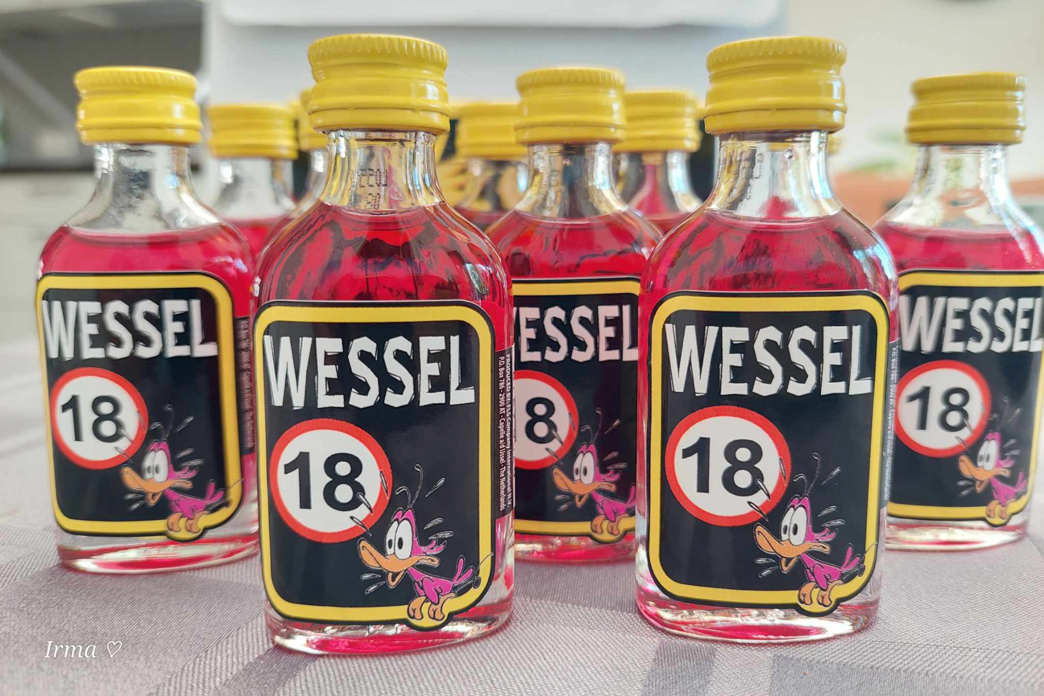 Flügel stickers - met eigen tekst