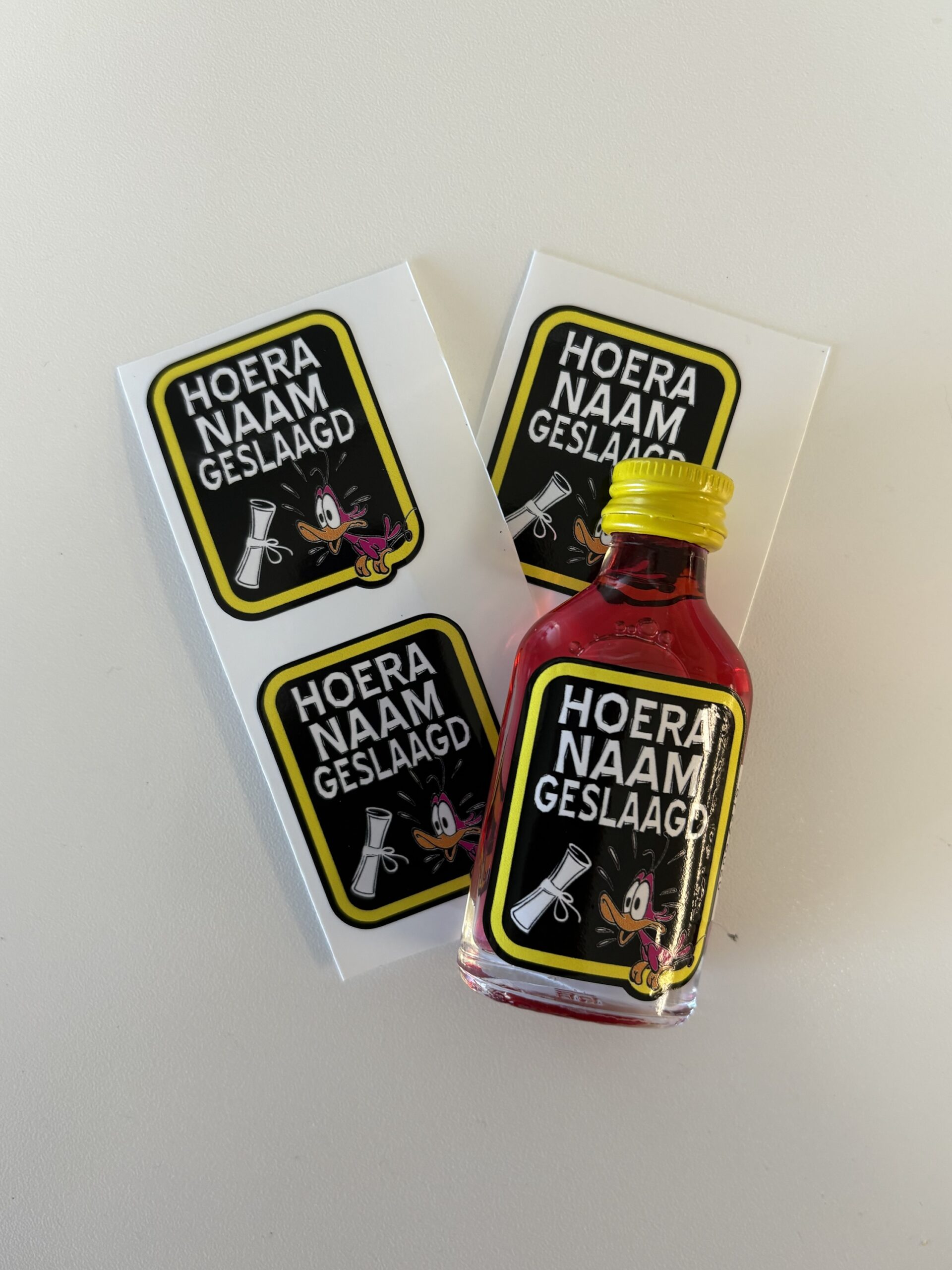 Flügel stickers - met eigen tekst - Afbeelding 3
